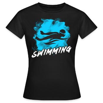 nager - T-shirt Femme - noir - Devant - AI Model Female 172 dark (172cm)