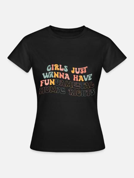 Frauen Gleichberchtigung Design und Feminist - Frauen T-Shirt - Schwarz