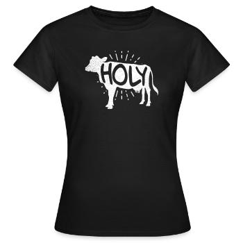 Glückliches Ko lustiges heiliges Ko-Vits-Geschenk - Frauen T-Shirt - Schwarz - Vorne - AI Model Female 172 dark (172cm)