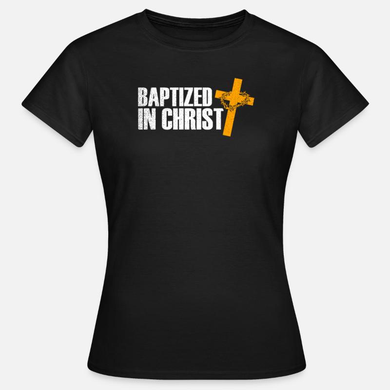 Battesimo del battesimo nel dono di Cristo - Maglietta da donna - nero