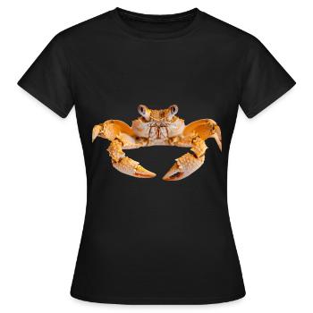 Krabbe - Frauen T-Shirt - Schwarz - Vorne - AI Model Female 172 dark (172cm)