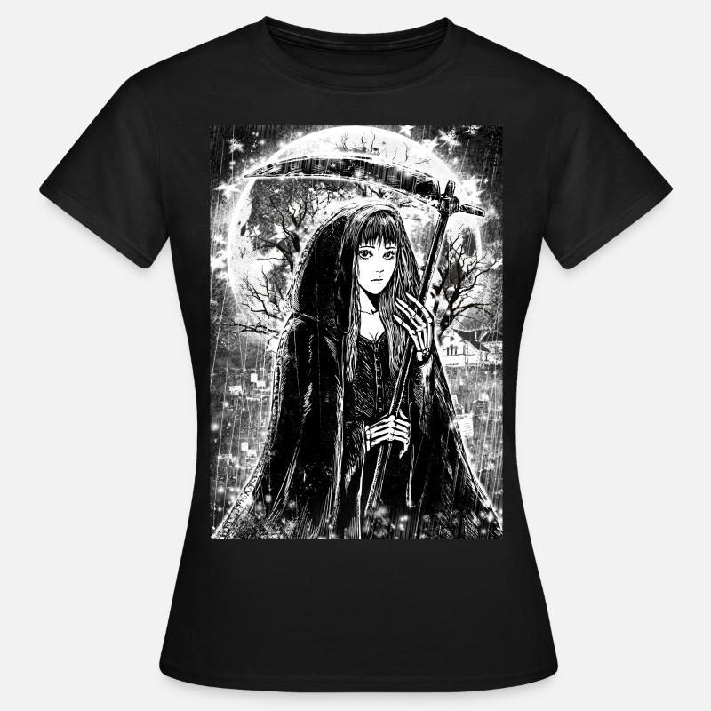 Anime Grim Reaper - Women's T-Shirt - black