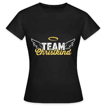 Team Christkind - Frauen T-Shirt - Schwarz - Vorne - AI Model Female 172 dark (172cm)