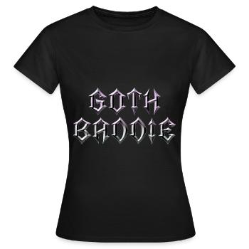 Méchant gothique ! Gothique Fille Gothique Esthétique - T-shirt Femme - noir - Devant - AI Model Female 172 dark (172cm)