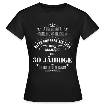 30ème anniversaire - T-shirt Femme - noir - Devant - AI Model Female 172 dark (172cm)