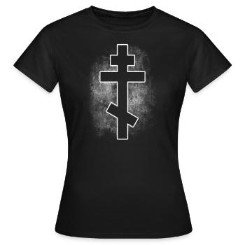 Orthodoxes östliches Orthodoxie-Geschenk - Frauen T-Shirt - Schwarz - Vorne - AI Model Female 172 dark (172cm)