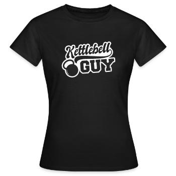 Kettlebell Kettlebell Guy Geschenk - Frauen T-Shirt - Schwarz - Vorne - AI Model Female 172 dark (172cm)