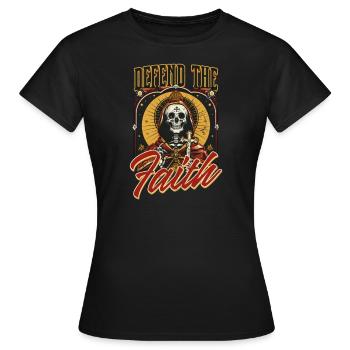 Orthodoxe verteidigen den Glauben - Frauen T-Shirt - Schwarz - Vorne - AI Model Female 172 dark (172cm)