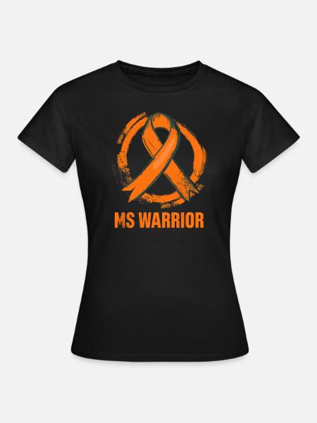 MS Awareness Ms Warrior - Frauen T-Shirt - Schwarz