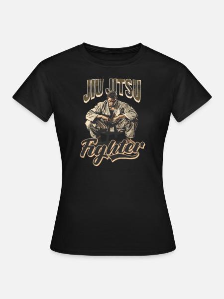 Jiu Jitsu Jiu-Jitsu Kämpfer - Frauen T-Shirt - Schwarz