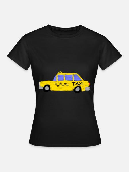 Taxi - Frauen T-Shirt - Schwarz