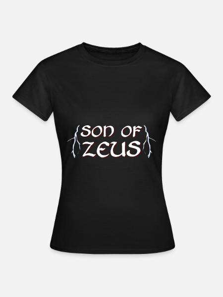 Son of Zeus - Frauen T-Shirt - Schwarz
