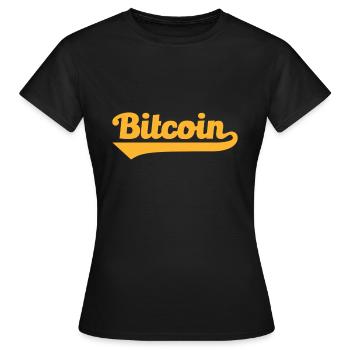 Bitcoin - Frauen T-Shirt - Schwarz - Vorne - AI Model Female 172 dark (172cm)