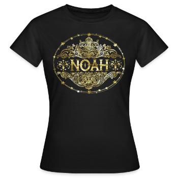 Noah - Frauen T-Shirt - Schwarz - Vorne - AI Model Female 172 dark (172cm)