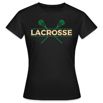 Lacrosse - T-shirt Femme - noir - Devant - AI Model Female 172 dark (172cm)