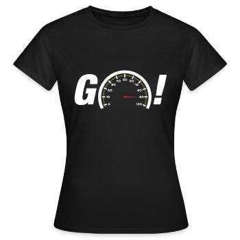 Voiture de sport - T-shirt Femme - noir - Devant - AI Model Female 172 dark (172cm)