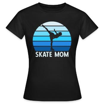 Eiskunstlauf Eislaufen Geschenk - Frauen T-Shirt - Schwarz - Vorne - AI Model Female 172 dark (172cm)