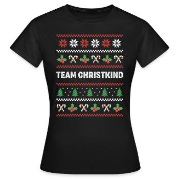 Team Christkind - Frauen T-Shirt - Schwarz - Vorne - AI Model Female 172 dark (172cm)
