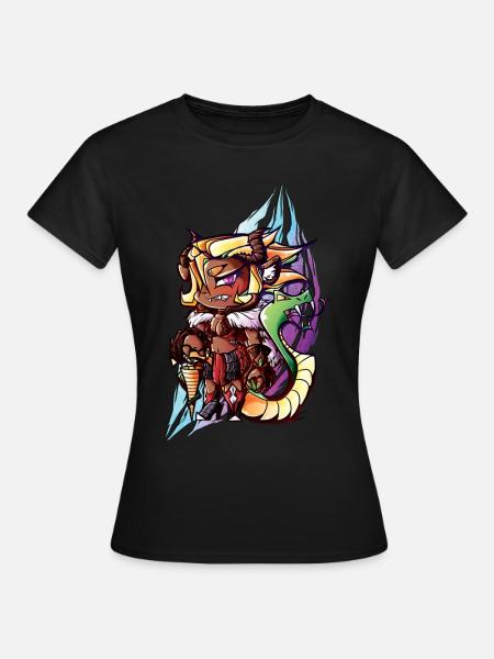 Monster girl série - chimére - T-shirt Femme - noir