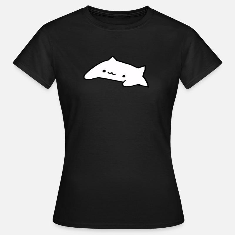 Bongo Cat memes - Women's T-Shirt - black