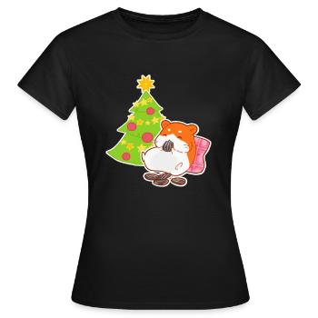 mess - T-shirt Femme - noir - Devant - AI Model Female 172 dark (172cm)
