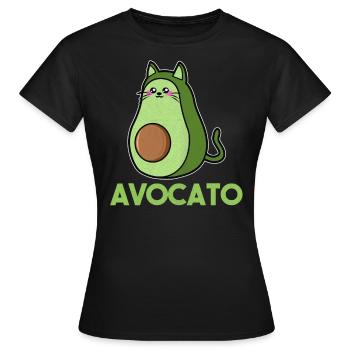 Avocado avocado lover - Women's T-Shirt - black - Front - AI Model Female 172 dark (172cm)