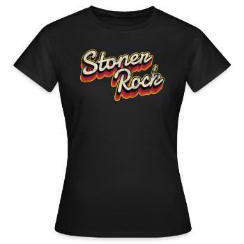 STONER ROCK RETRO VINTAGE - Frauen T-Shirt - Schwarz - Vorne - AI Model Female 172 dark (172cm)