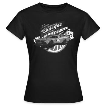 Creeight Chargeur - T-shirt Femme - noir - Devant - AI Model Female 172 dark (172cm)