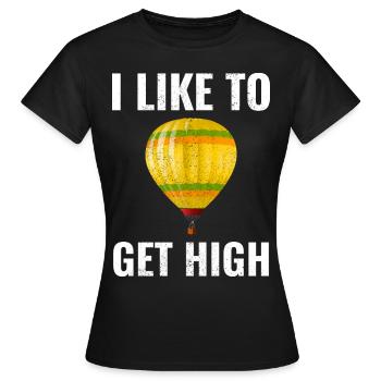 Montgolfière Montgolfière Montgolfière - T-shirt Femme - noir - Devant - AI Model Female 172 dark (172cm)