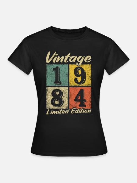 Leggendario dal 1984 - anno di nascita 1984 annata - Maglietta da donna - nero