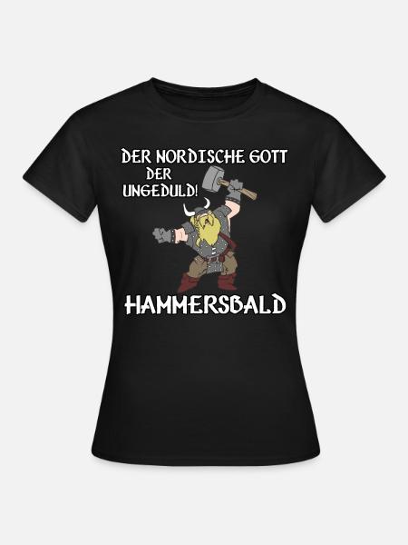 Hammersbald - Frauen T-Shirt - Schwarz