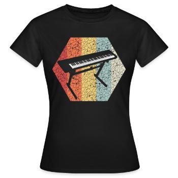 Keyboard - Women's T-Shirt - black - Front - AI Model Female 172 dark (172cm)