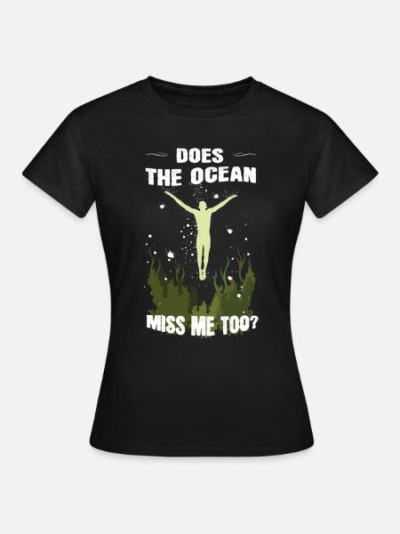 Ozean - Frauen T-Shirt - Schwarz