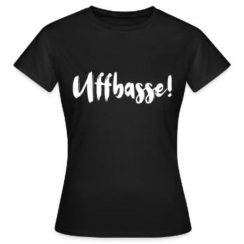 Uffbasse Mannheimer Mannheim Monnemer Pfalz - Women's T-Shirt - black - Front - AI Model Female 172 dark (172cm)