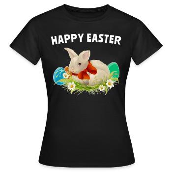 Easter Easter Happy Easter - Women's T-Shirt - black - Front - AI Model Female 172 dark (172cm)