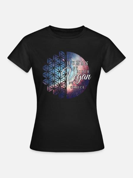 Vegan - Frauen T-Shirt - Schwarz