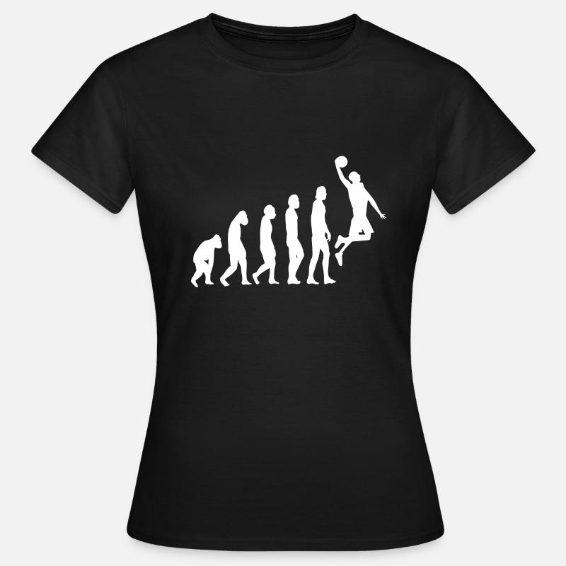 Basketball Evolution Dunking Retro - Women's T-Shirt - black