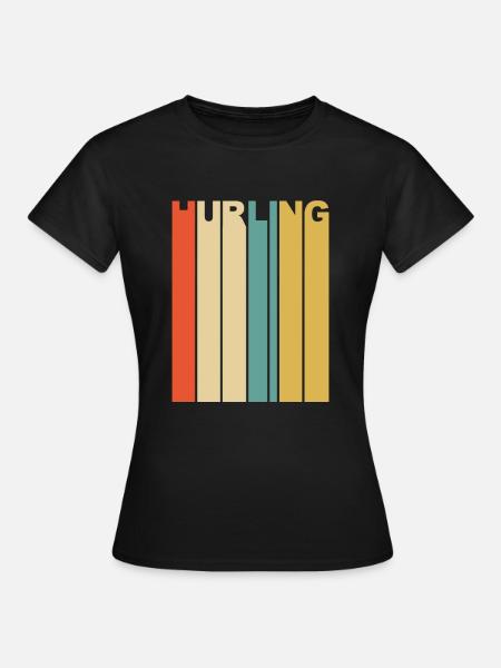 Gaelic Football Vintage Hurling Irish Sport Team - Women's T-Shirt - black