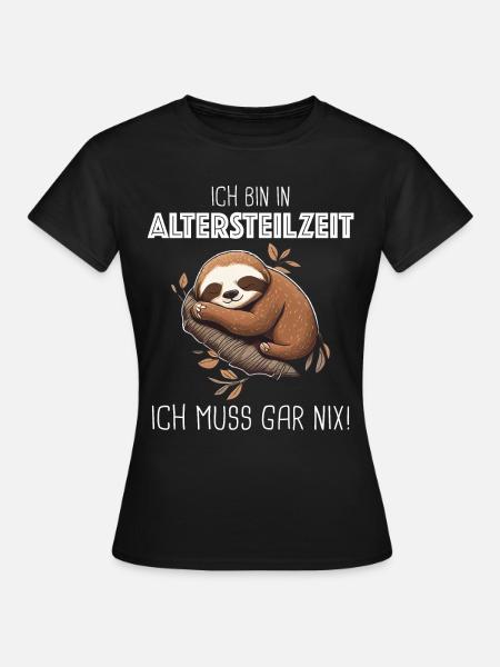 Altersteilzeit ATZ - Frauen T-Shirt - Schwarz