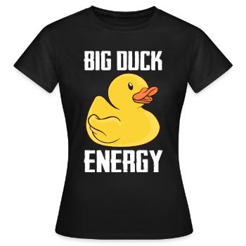 Canards en caoutchouc Salle de bain Canard jaune - T-shirt Femme - noir - Devant - AI Model Female 172 dark (172cm)