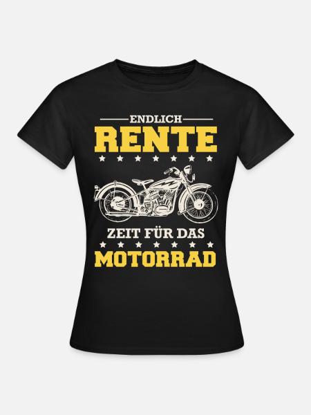 Rentner Rente Ruhestand Pension - Frauen T-Shirt - Schwarz