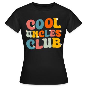 Oncle Fmilie Grand-oncle Oncle - T-shirt Femme - noir - Devant - AI Model Female 172 dark (172cm)