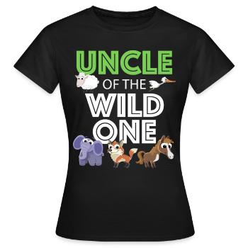 Oncle Fmilie Grand-oncle Oncle - T-shirt Femme - noir - Devant - AI Model Female 172 dark (172cm)