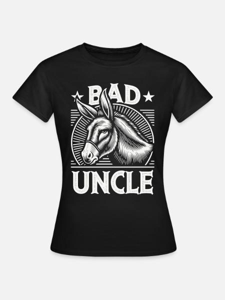 Onkel Fmilie Großonkel Onkels - Frauen T-Shirt - Schwarz