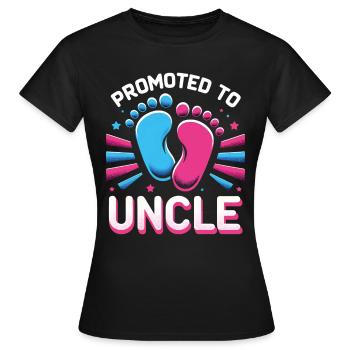 Oncle Fmilie Grand-oncle Oncle - T-shirt Femme - noir - Devant - AI Model Female 172 dark (172cm)