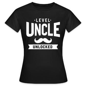 Oncle Fmilie Grand-oncle Oncle - T-shirt Femme - noir - Devant - AI Model Female 172 dark (172cm)