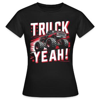 Monster Truck Auto Trucks - T-shirt Femme - noir - Devant - AI Model Female 172 dark (172cm)