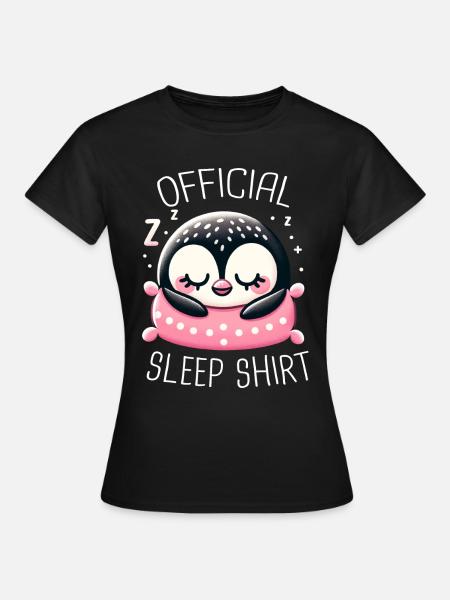 Pinguin Pinguine Tier - Frauen T-Shirt - Schwarz