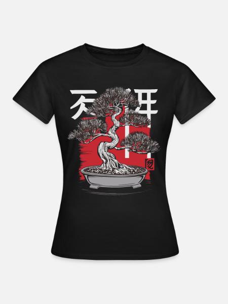 Bonsai Tree Japanese Bonsai - Women's T-Shirt - black