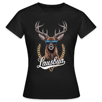 État libre de Bavière Bavarois - T-shirt Femme - noir - Devant - AI Model Female 172 dark (172cm)